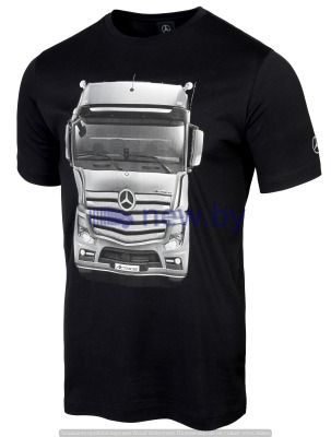 Мужская футболка Mercedes Men's T-Shirt, Trucker, black / silver-grey, артикул B67871251