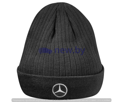 Вязаная шапка унисекс Mercedes-Benz Actros Beanie, Black, артикул B67871437
