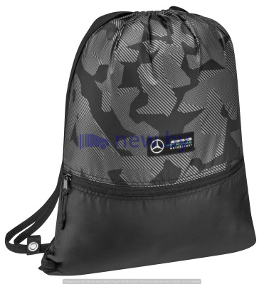 Спортивная сумка-рюкзак Mercedes F1 Drawstring Sports Bag, Black, артикул B67996215