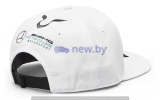 Бейсболка Mercedes F1 Cap Lewis Hamilton, Flat Brim, White, Edition 2019, артикул B67996250 Бейсболка Mercedes F1 Cap Lewis Hamilton, Flat Brim, White, Edition 2019, артикул B67996250