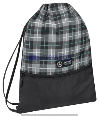Спортивная сумка-рюкзак Mercedes F1 Drawstring Sports Bag, Season 2020, Black, артикул B67996359
