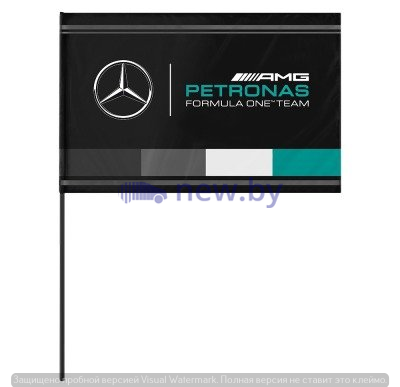 Флаг команды Mercedes-Benz AMG PETRONAS F1 Team Flag, MAMGP, артикул B67997323