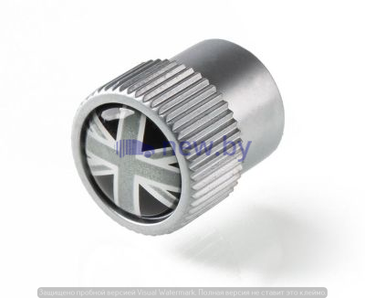 Набор из 4-х колпачков ниппелей Jaguar Valve Stem Marcue Caps, Black Jack Logo, артикул C2D19598