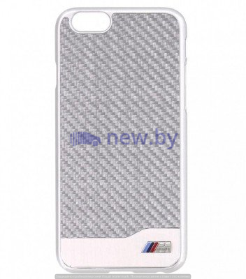 Крышка-чехол BMW для iPhone 6 M-Collection Carbon & Aluminium Finish, Silver, артикул J5200000091