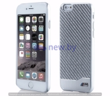 Крышка-чехол BMW для iPhone 6 M-Collection Carbon & Aluminium Finish, Silver, артикул J5200000091 Крышка-чехол BMW для iPhone 6 M-Collection Carbon & Aluminium Finish, Silver, артикул J5200000091