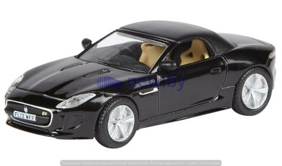 Модель автомобиля Jaguar F-Type, Scale Model 1:76, Black, артикул JBDC582BKA