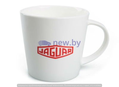 Керамическая кружка Jaguar Heritage Mug Logo, White, артикул JBM9186WTA