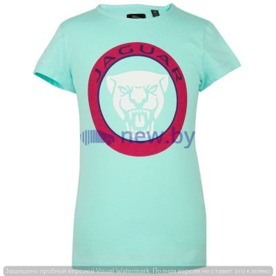 Футболка для девочек Jaguar Girls' Growler Graphic T-Shirt, Turquoise, артикул JBTC039TUO