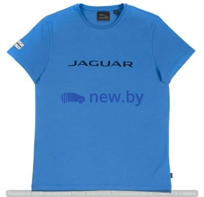 Мужская футболка Jaguar Men's Wordmark Graphic T-shirt, Light Blue, артикул JBTM030BLB