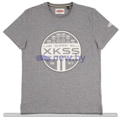 Мужская футболка Jaguar Men's Heritage XKSS Graphic T-shirt, Grey, артикул JBTM046GMB