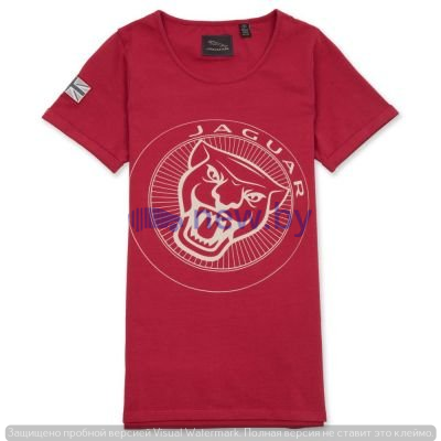 Женская футболка Jaguar Women's Growler Graphic T-Shirt, Red, артикул JBTW031RD2