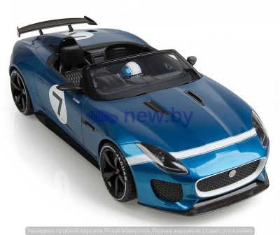 Модель автомобиля Jaguar Project 7 Concept Car, Scale 1:18, Ecurie Blue, артикул JDDC030BLW
