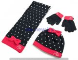 Детский набор из шапки, шарфа и перчаток Jaguar Children Winter Set, Pink/Dark Blue, артикул JDGF812NVA Детский набор из шапки, шарфа и перчаток Jaguar Children Winter Set, Pink/Dark Blue, артикул JDGF812NVA