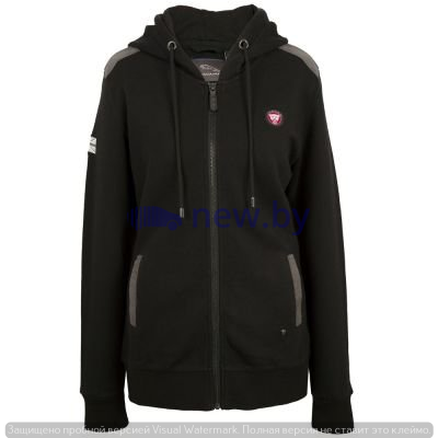 Женская толстовка с капюшоном Jaguar Women's Full Zip Hoodie, Black, артикул JDHW954BKI