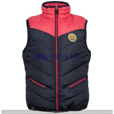 Жилет для девочек Jaguar Girls' Padded Gilet, Navy/Red, артикул JDJC809NVO