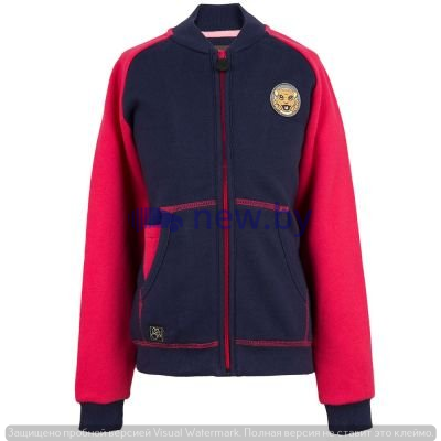 Толстовка для девочек Jaguar Girls' Varsity Jacket, Navy/Red, артикул JDJC810NVO
