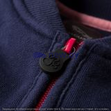 Толстовка для девочек Jaguar Girls' Varsity Jacket, Navy/Red, артикул JDJC810NVR Толстовка для девочек Jaguar Girls' Varsity Jacket, Navy/Red, артикул JDJC810NVR