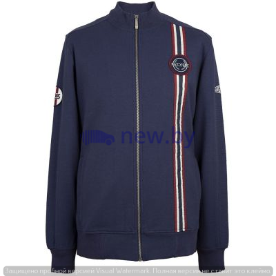 Мужская толстовка Jaguar Men's Heritage Full Zip Sweatshirt, Navy, артикул JDKM696NVB