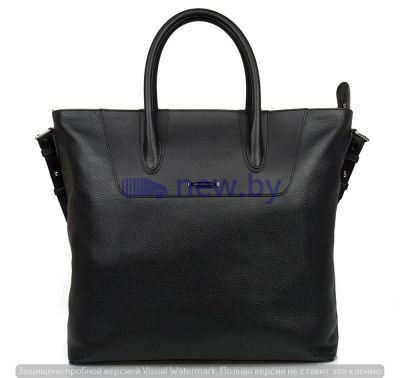 Женская кожаная сумка Jaguar Leather Tote Bag – Black, артикул JDLX890BKA