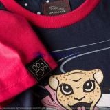 Футболка для девочек Jaguar Girls' Car Graphic T-Shirt, Navy/Pink, артикул JDTC813RDO Футболка для девочек Jaguar Girls' Car Graphic T-Shirt, Navy/Pink, артикул JDTC813RDO