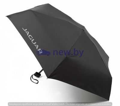 Складной зонт Jaguar Pocket Umbrella Black, артикул JEUM121BKA