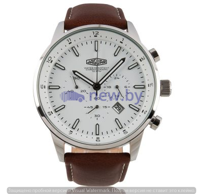 Хронограф Jaguar Heritage Watch, White/Brown, артикул JEWM311WTA