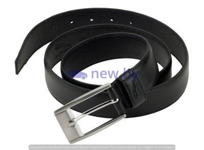 Мужской кожаный ремень Jaguar Men's Jaguar Belt - Black, артикул JFAABBS