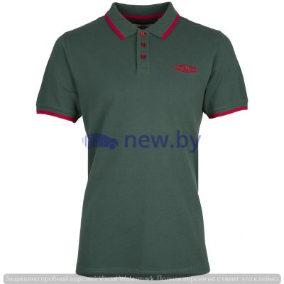 Мужская рубашка-поло Jaguar Men's Heritage Polo Shirt, Cotton, Green, артикул JFPM347GNB