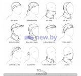 Шарф Jaguar Exploded Graphic Neck Warmer / Face Covering, Black, артикул JGSF410BKA Шарф Jaguar Exploded Graphic Neck Warmer / Face Covering, Black, артикул JGSF410BKA