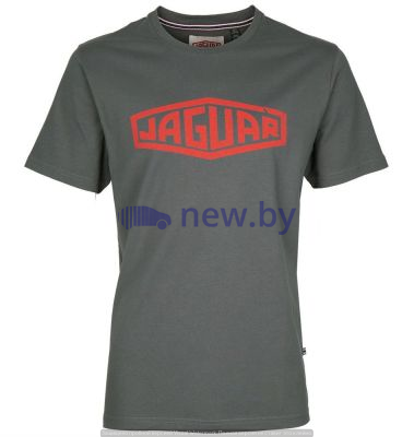 Мужская футболка Jaguar Men's Heritage Lozenge T-shirt, Grey, артикул JGTM476GYB