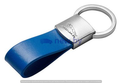 Брелок Jaguar Leather Loop Keyring Blue, артикул JKRALLKBL
