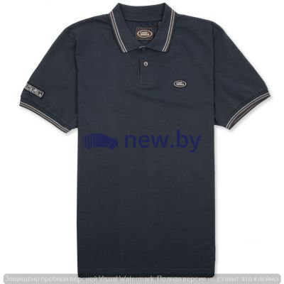 Мужская рубашка-поло Land Rover Men's Oval Badge Polo Shirt, Navy, артикул LATM017NVB