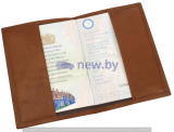 Обложка для паспорта Land Rover Heritage Passport Holder, Blue-Brown, артикул LBLG218NVA Обложка для паспорта Land Rover Heritage Passport Holder, Blue-Brown, артикул LBLG218NVA