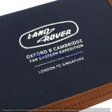 Обложка для паспорта Land Rover Heritage Passport Holder, Blue-Brown, артикул LBLG218NVA Обложка для паспорта Land Rover Heritage Passport Holder, Blue-Brown, артикул LBLG218NVA