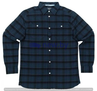 Мужская рубашка Land Rover Men's Heritage Shirt, Navy, артикул LBSM149NVB