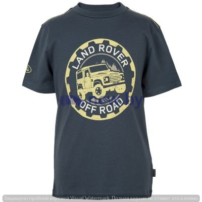Футболка для мальчиков Land Rover Boys Off-road Graphic T-shirt, Navy, артикул LBTC281NVO