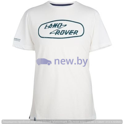 Мужская футболка Land Rover Men's Heritage Graphic T-Shirt, White, артикул LBTM168WTB