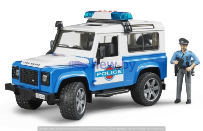 Полицейский автомобиль Land Rover Defender Police Vehicle, Blue/White, артикул LBTY578WTA