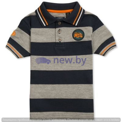 Рубашка-поло для мальчиков Land Rover Boys Polo Shirt, Grey/Navy, артикул LCPC355GMP