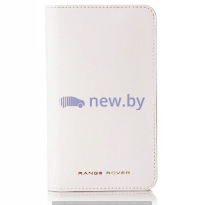 Кожаный чехол-книжка Range Rover для iPhone 7, белый, артикул LDPH857WTA