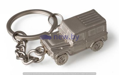 Стальной брелок Land Rover Defender Keyring, Silver 2018, артикул LEKR323SLA