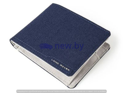 Нейлоновый кошелек Land Rover Nylon Wallet, Navy/Grey, артикул LGGF465NVA