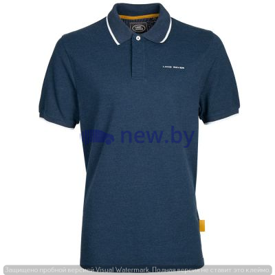 Мужская рубашка-поло Land Rover Men's Accent Collar Polo Shirt, Navy, артикул LGPM456NVB