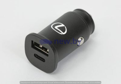 Переходник в прикуриватель Lexus Charger USB + USB-C, артикул LMDC00004L