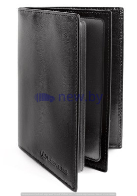 Обложка Lexus для авто-документов и паспорта, black, артикул OT1100325L