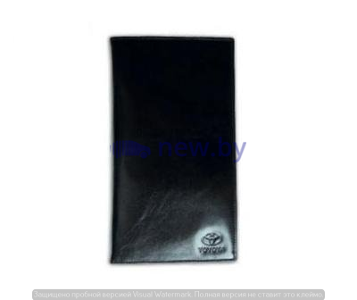 Портмоне Toyota Leather Big Wallet, Black, артикул OT1100770T
