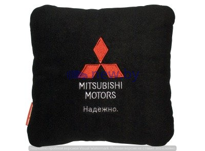Автомобильная подушка Mitsubishi Сushion, Black, артикул RU000023