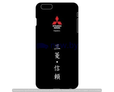 Пластиковый чехол-крышка Mitsubishi для iPhone 6, артикул RU000025