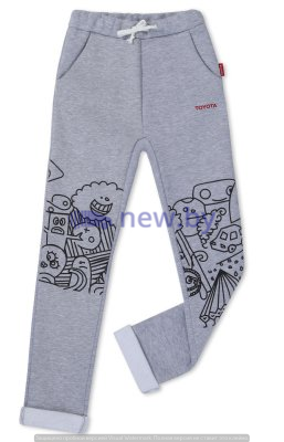 Детские штаны для мальчиков Toyota Boys Pants, Grey Melange, артикул TMDR23B128