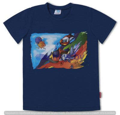 Детская футболка Toyota Kids T-Shirt Indigo, артикул TMDR5U0128